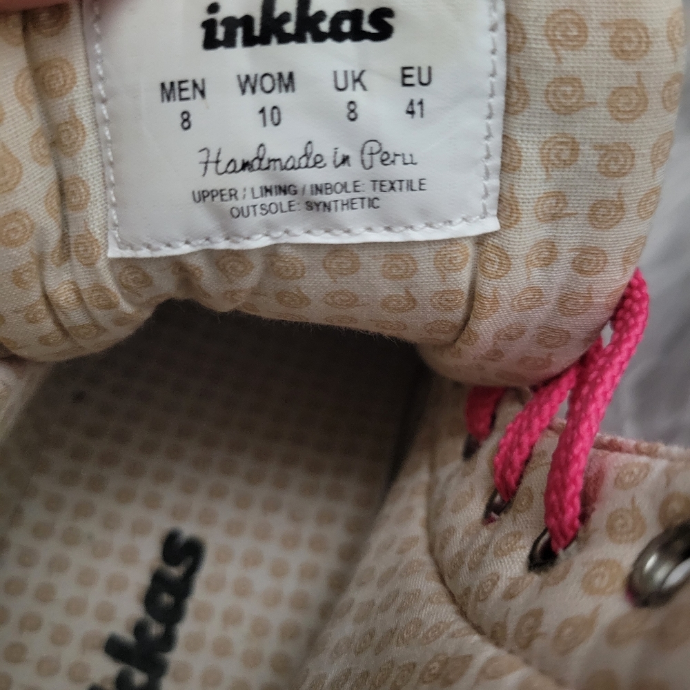 Inkkas Pink Multi-Color High-Top Sneakers - Picture 8 of 14